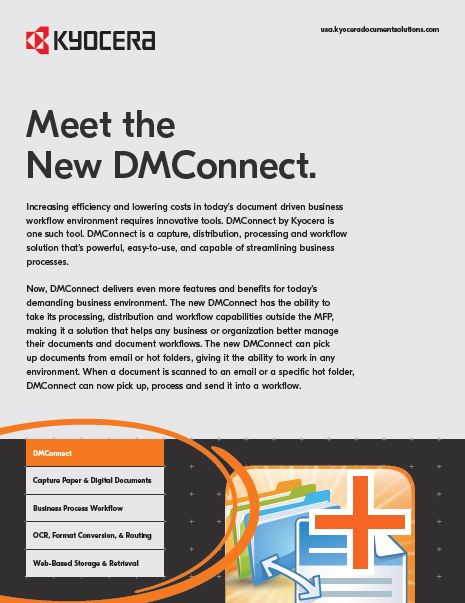 Kyocera, Software, Capture And Distribution, Dmconnect, National RAM Business Systems